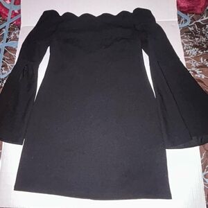 Heart & Soul Black Long Sleeve Dress size XL